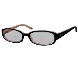 Vintage Y2K Chanel #3145 C 851 Black/ Pink Framed Seeing Glasses 50mm